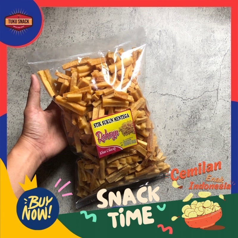 

PROMO SPESIAL Keripik Stik Sukun Rahayu 1KG Snack Kiloan Murah Makanan Ringan Khas Cilacap