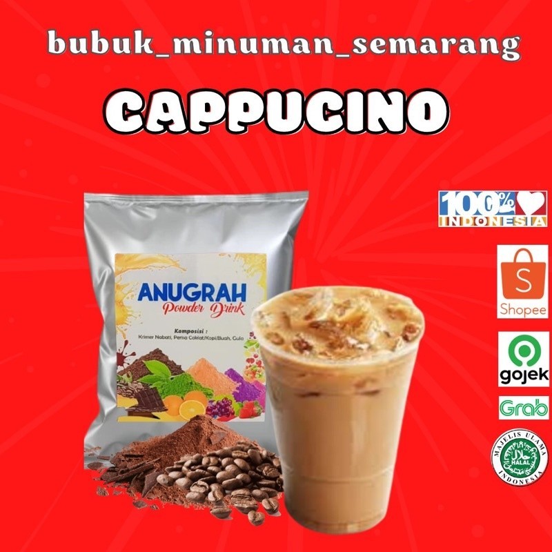 

BUBUK MINUMAN CAPUCINO reguler 500gr Powder CappucinoGratis Ongkir & COD