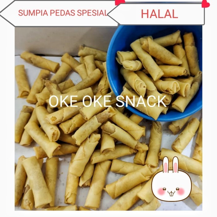 

Promo SUMPIA UDANG PEDAS /SUMPIA UDANG PANGGANG /CHILI SPRING ROLL 500GRAM