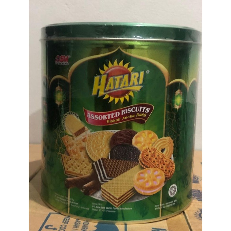 

DISKON Hatari Assorted Biskuit Murah Biskuit kaleng hampers, parcel dan bingkisan lebaran