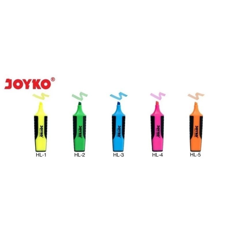 

[RP] Highlighter Joyko HL 1/5 Penanda Berwarna Stabilo