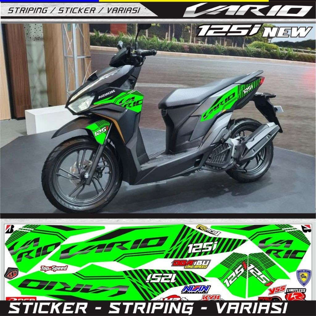 NEW VARIO 125 / stiker motor vario gn2 125 new 2023 2024 variasi / stiker motor new vario 125
