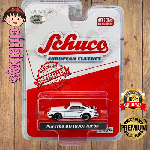 SCHUCO PORSCHE 911 (930) TURBO WHITE - GT2 RS RWB LBWK MINISCALE DIECAST MINI GT PROMO