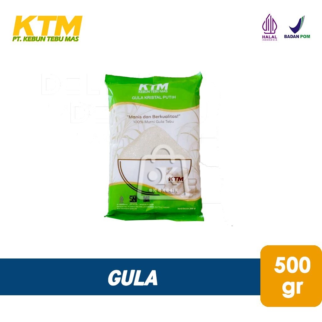 

Gula Pasir KTM Kebun Tebu Mas / Gula Kristal Putih (500 gr)