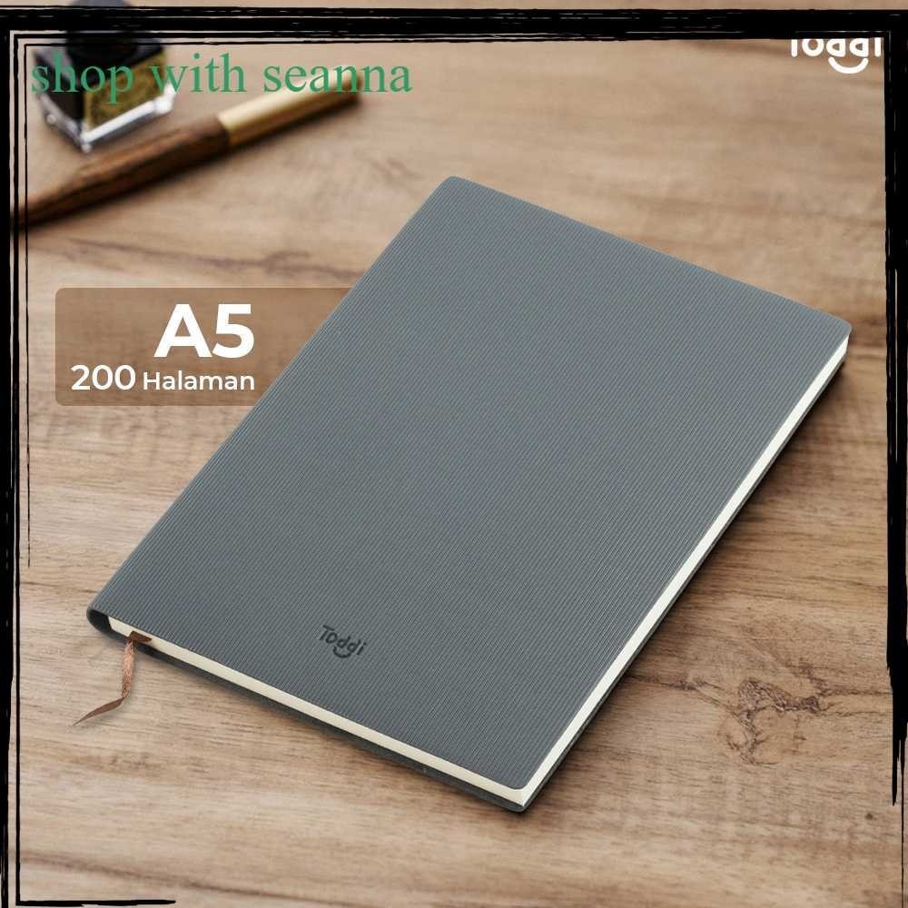 

Toddi Buku Tulis Memo Paper Business Notebook Leather Cover A5 - TD101