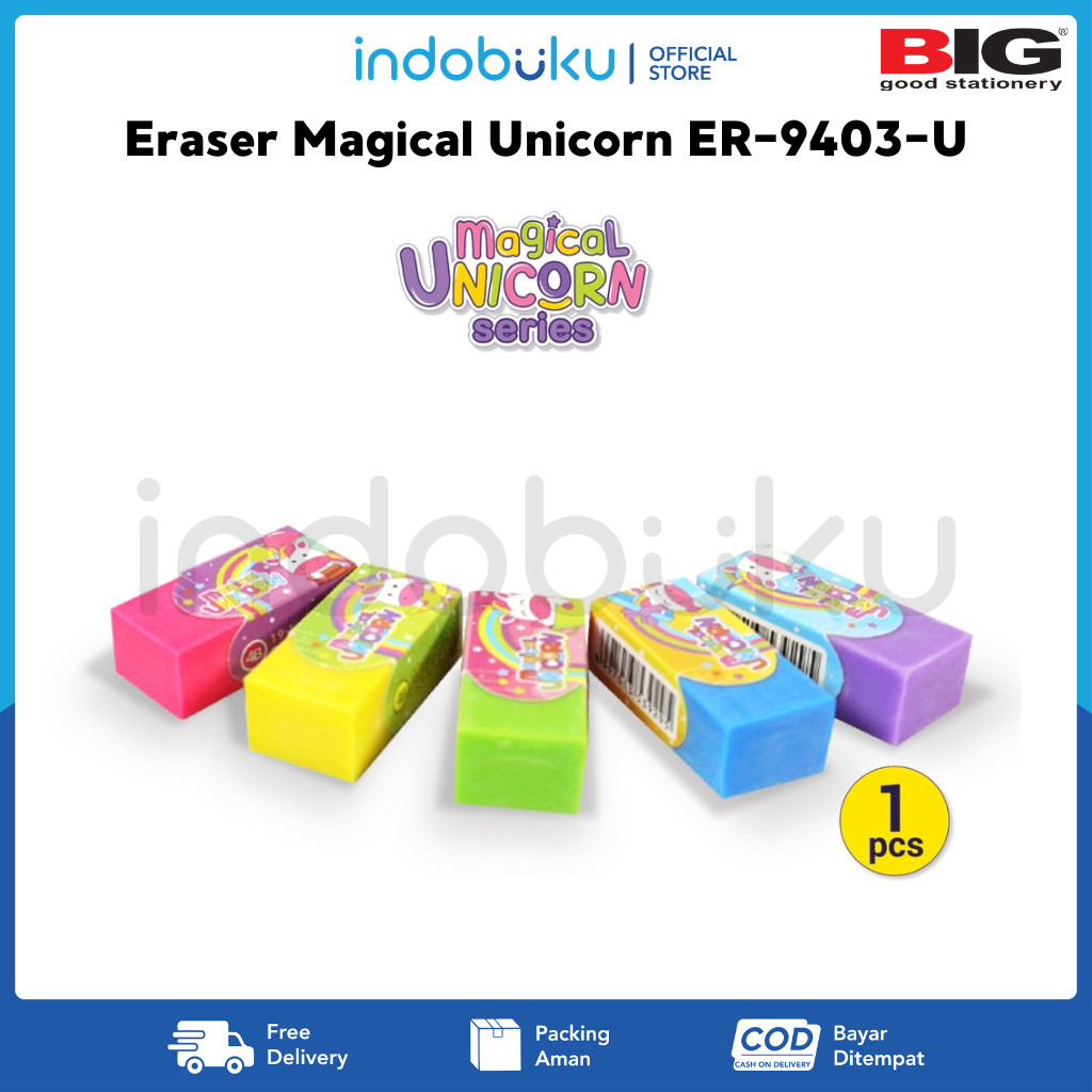 

Eraser Magical Unicorn BIG ER-9403-U / Penghapus Unicorn Series BIG Kecil ER-9403-U