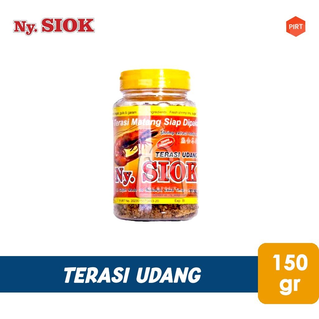 

Terasi Udang Ny Siok / Terasi Matang Siap Pakai (150 gr)