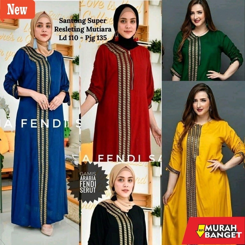 BAJU TIMUR TENGAH UNTUK LEBARAN- Daster Arab Dlusia Sadin gamis turkey arabian termurah terbaru 2021