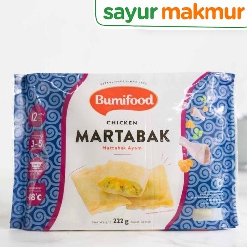 

Bumifood Martabak Ayam 222 gram Sayurmakmur