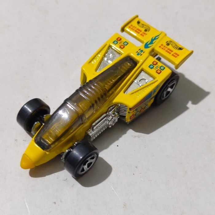 Hotwheels Hot Wheels Loose Shadow Jet kuning 1999 base & body besi -DD24