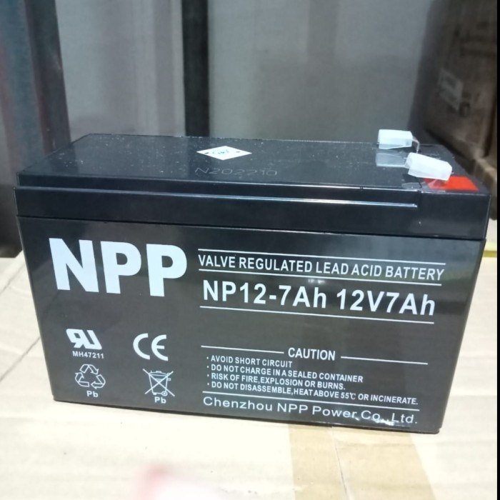 BATERAI UPS / BATTERY UPS NPP NP 12-7Ah 12V7Ah