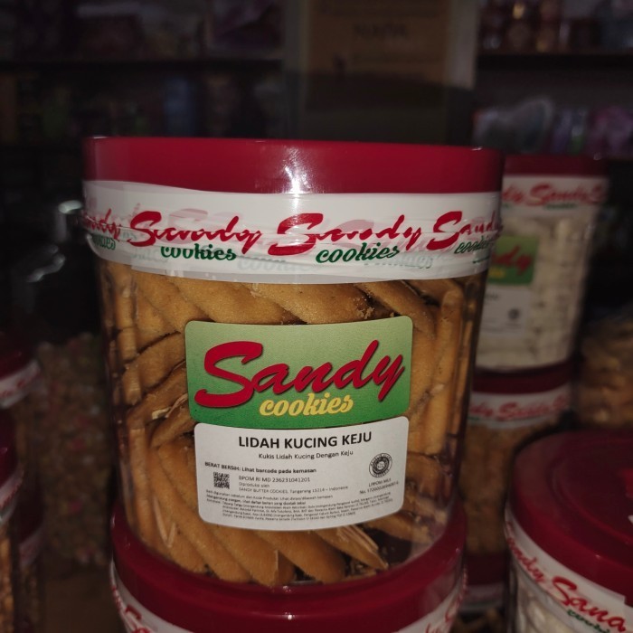 promosi toko SANDY COOKIES LIDAH ALMOND KEJU KUE LEBARAN