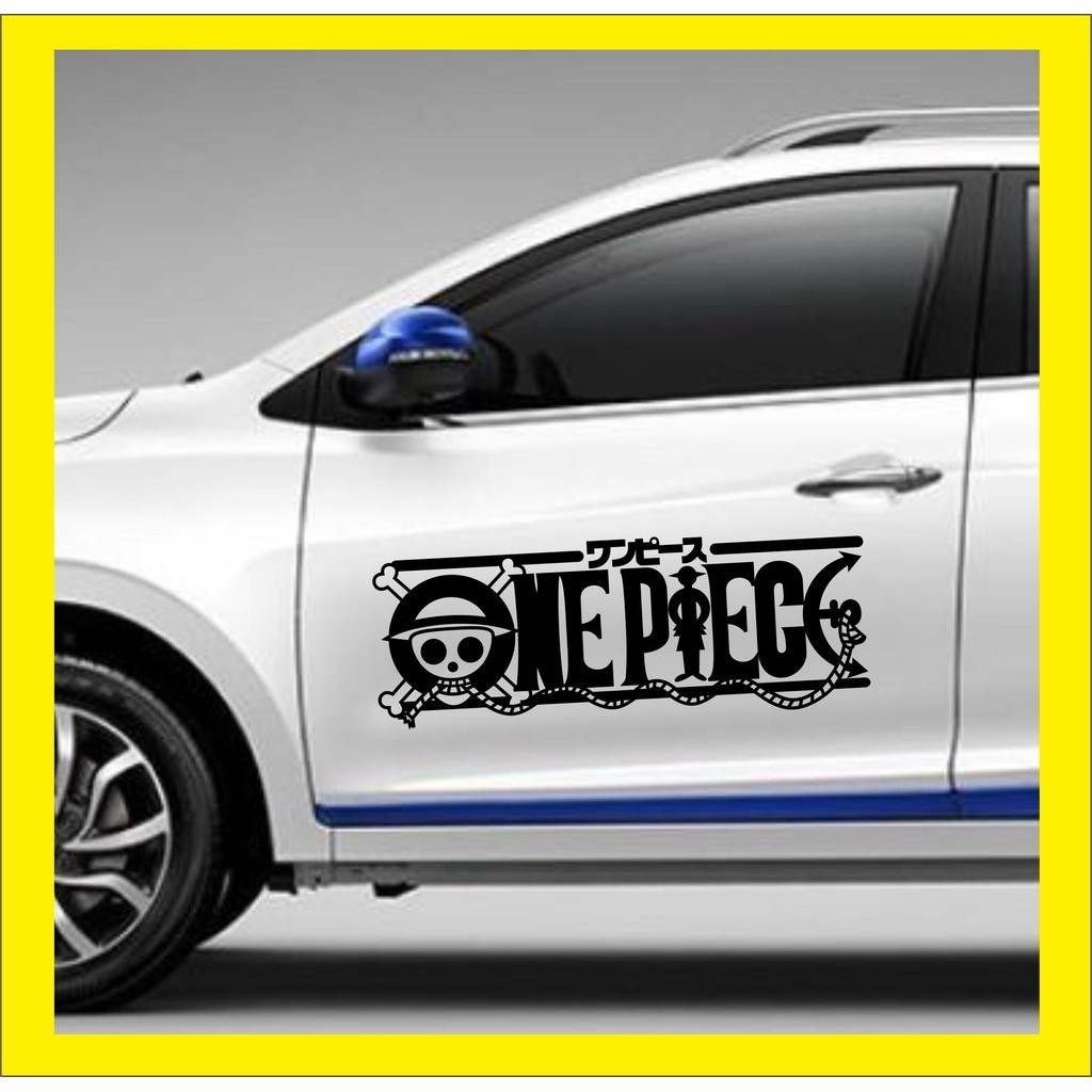 STIKER ONE PIECE / STIKER MOBIL / STIKER ONE PIECE MOBIL (MURAH)