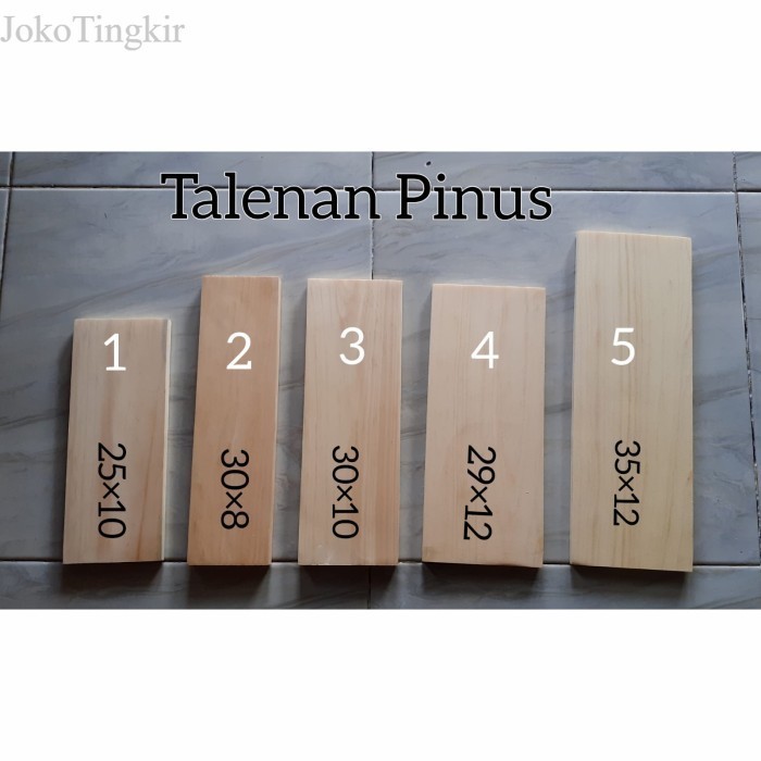 

Talenan Pinus/ Talenan Kotak/ Talenan Ambalan/ Talenan Decopage - 35x12 cm murah