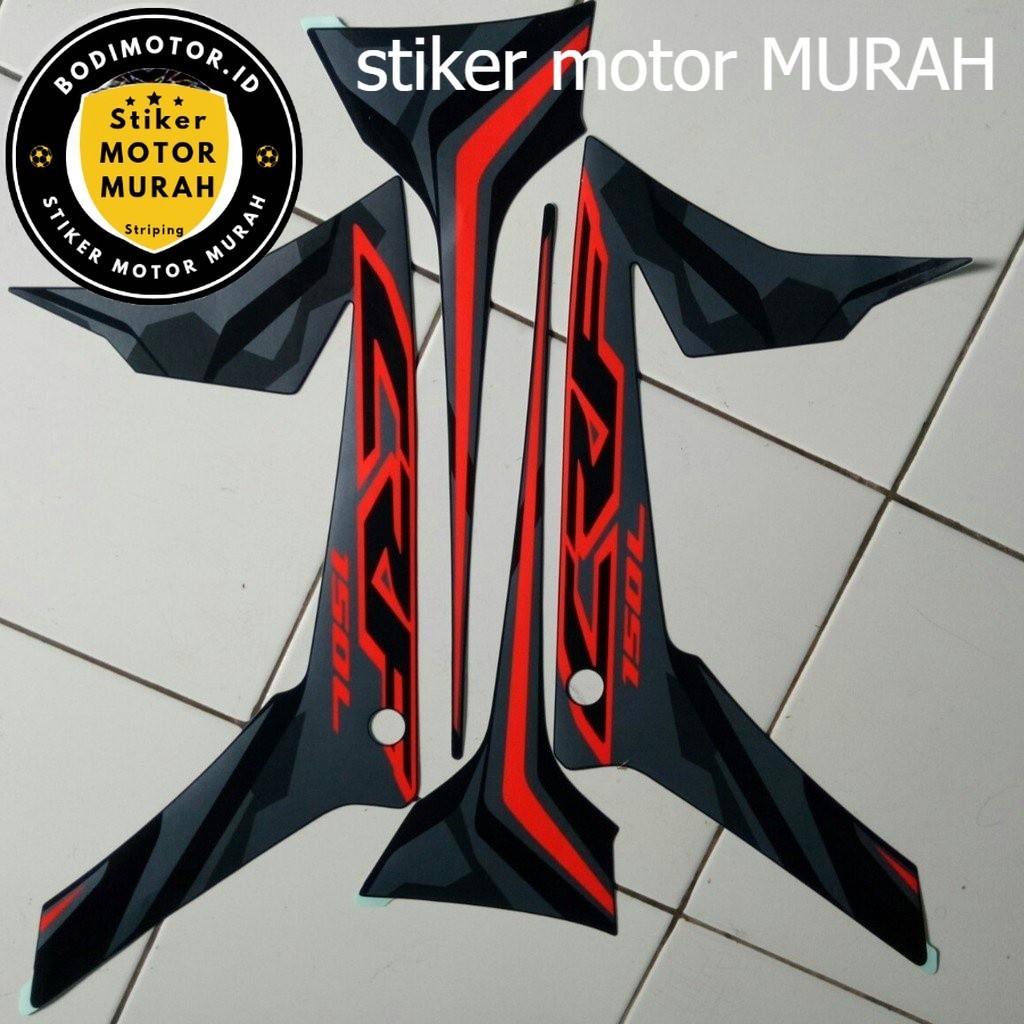 Striping Stiker Polet Sepeda Motor List honda CRF 150 2019 Sticker
