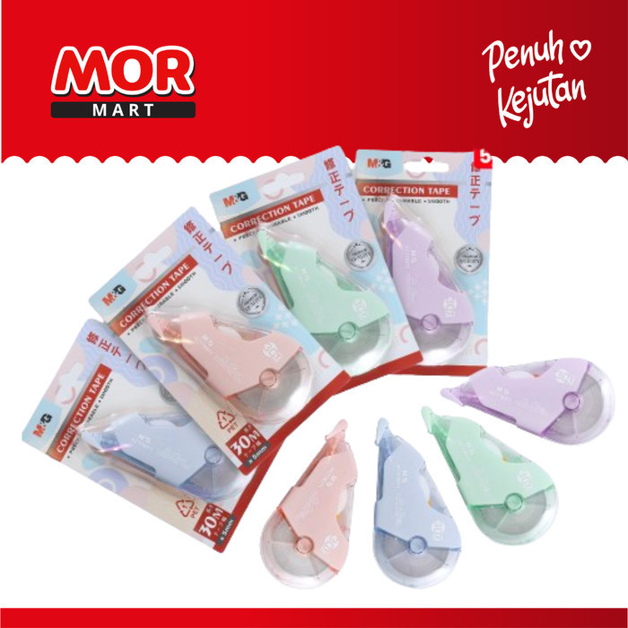 

M&G Correction Tape Pastel Color 30x5mm ACT76571
