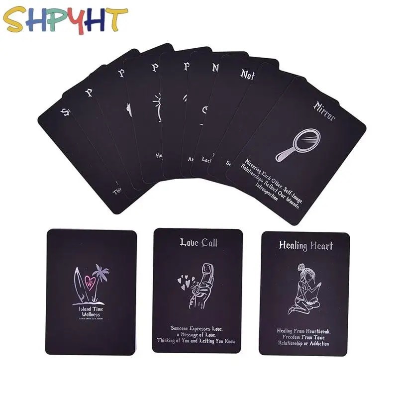 1Box Island Time Wellness Love Oracle Cards Tarot Card Divination Board Game Cards