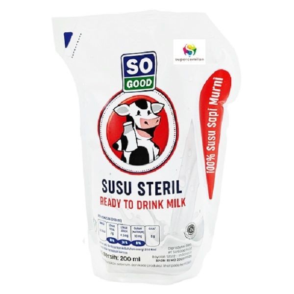 

SO GOOD SUSU STERIL 200 ML