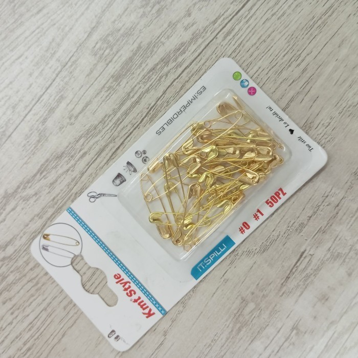 Pin Emas Kancing Peniti Baju Warna Emas Peniti Pakaian Kancing Hijab Gold