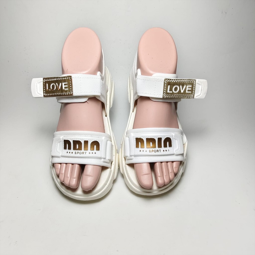 Sandal Jelly Let Gunung Platfrom Ban 2 Bisban Love LIMITIED EDITION Fashion JSD-2201 36