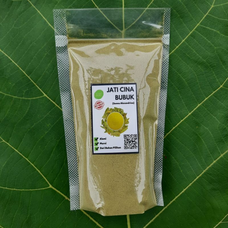 

Jati Cina Bubuk 50gr SerbuK Daun Senna Murni Organik Alami