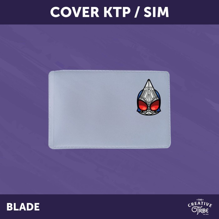 

Kamen Rider - Cover KTP / SIM - Sampul Plastik Mika Pelindung Kartu - Blade, PASANG SENDIRI