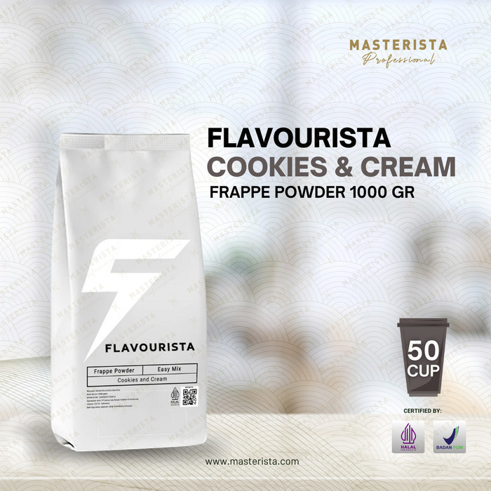 

Bubuk Minuman Flavourista 1000gr - All Variant - Cookies & Cream