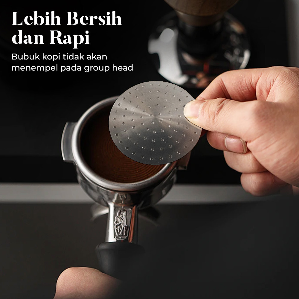 

MHW-3BOMBER Puck Screen Portafilter Espresso Machine Stainless Steel - FG5590