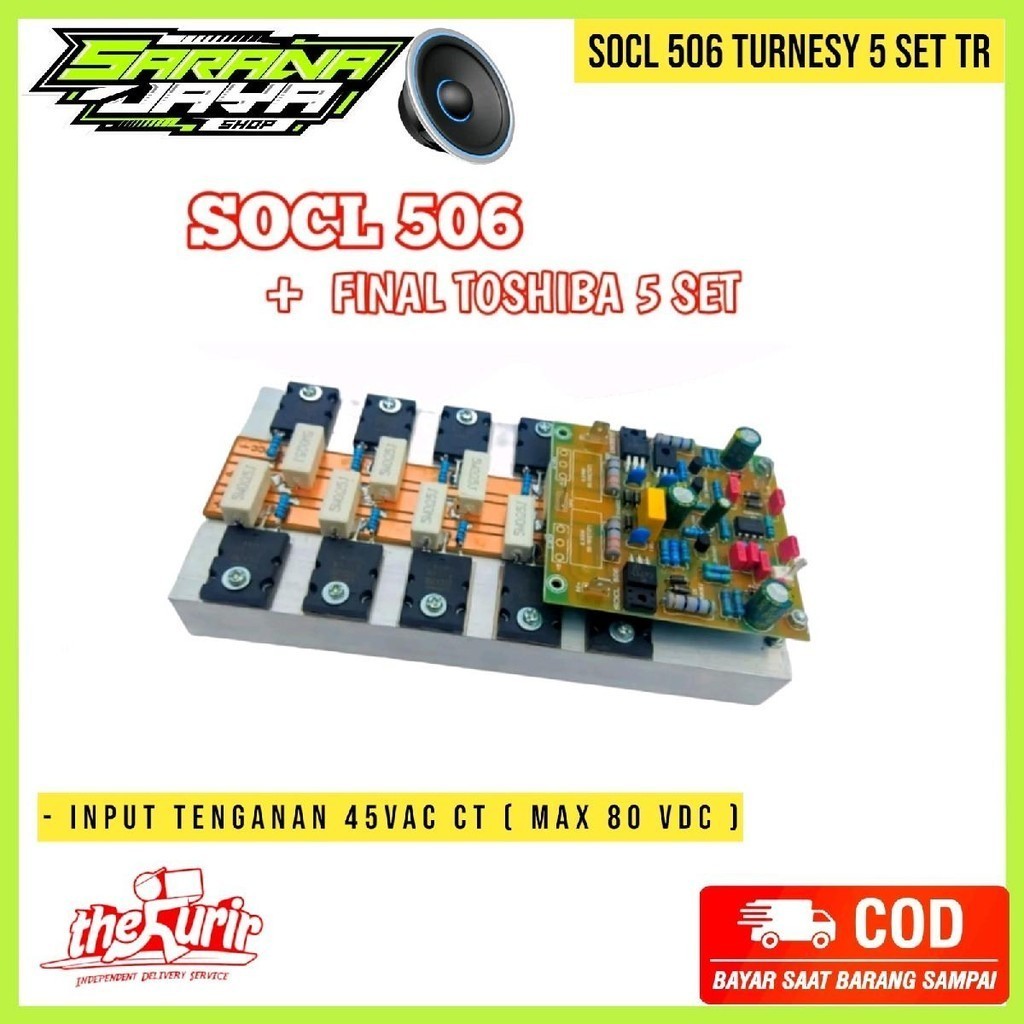 Driver SOCL 506 Produk Tunersys PCB Fiber 500WATT Original Tunersys. Metal Amplifier