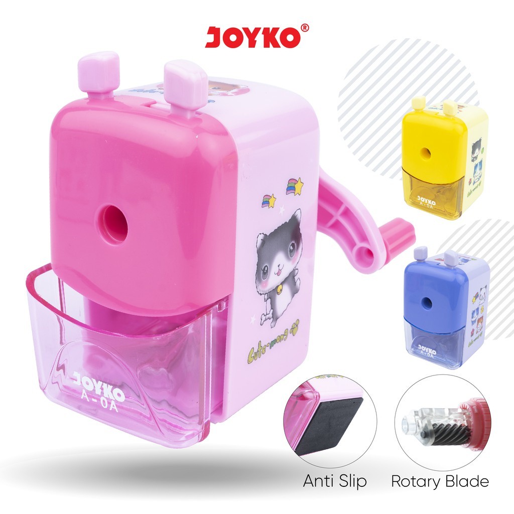 

Rautan Putar Sharpener Meja Joyko A-0A Sleper Motif Fancy AGB