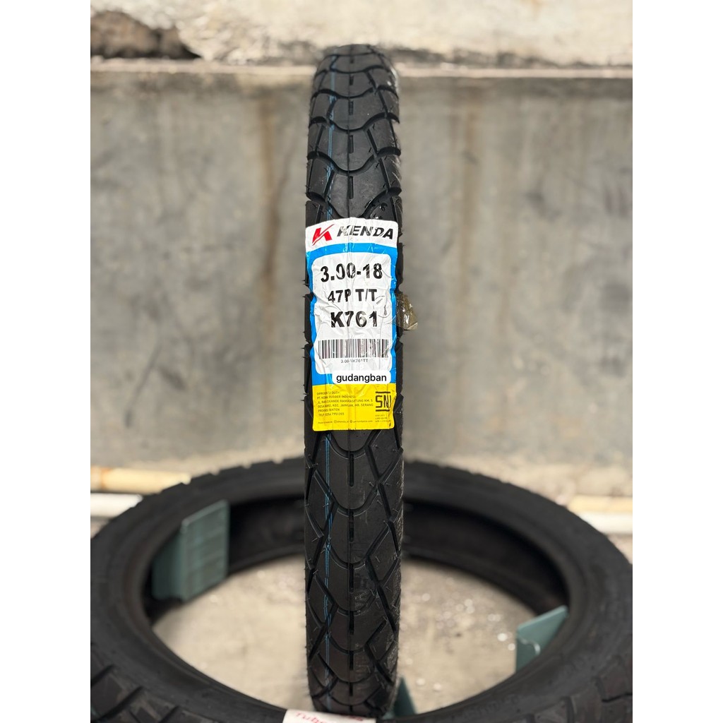 ( K761 - RING 18 ) KENDA 300 18 TIGER RX KING THUNDER SEMITRAIL TUBETYPE ORIGINAL