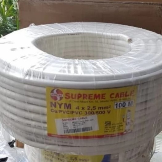 KABEL SUPREME NYM 4x2.5mm 100METER KABEL LISTRIK TUNGGAL SUPREME