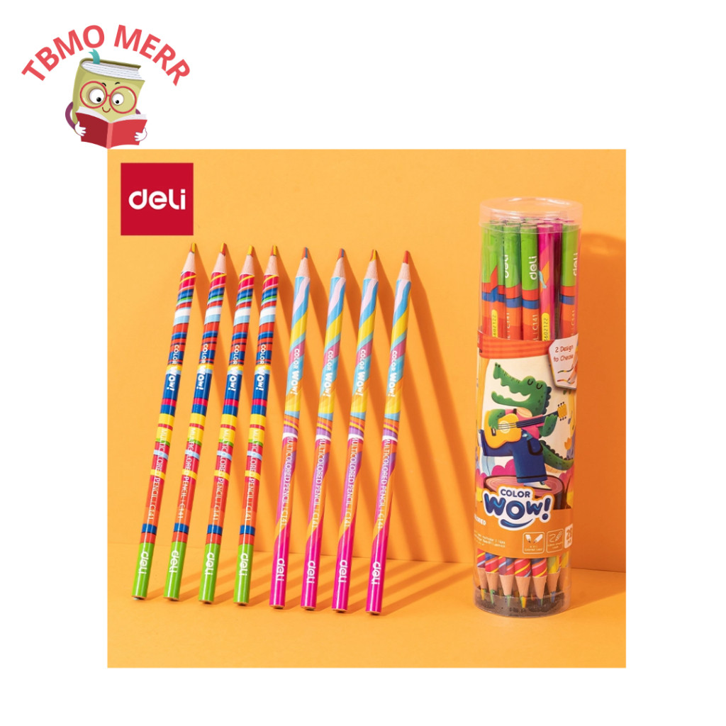 

Deli Multicolor Pencil Round Isi 28PCS EC141 - Deli Multicolour Pensil Warna Round 28PCS
