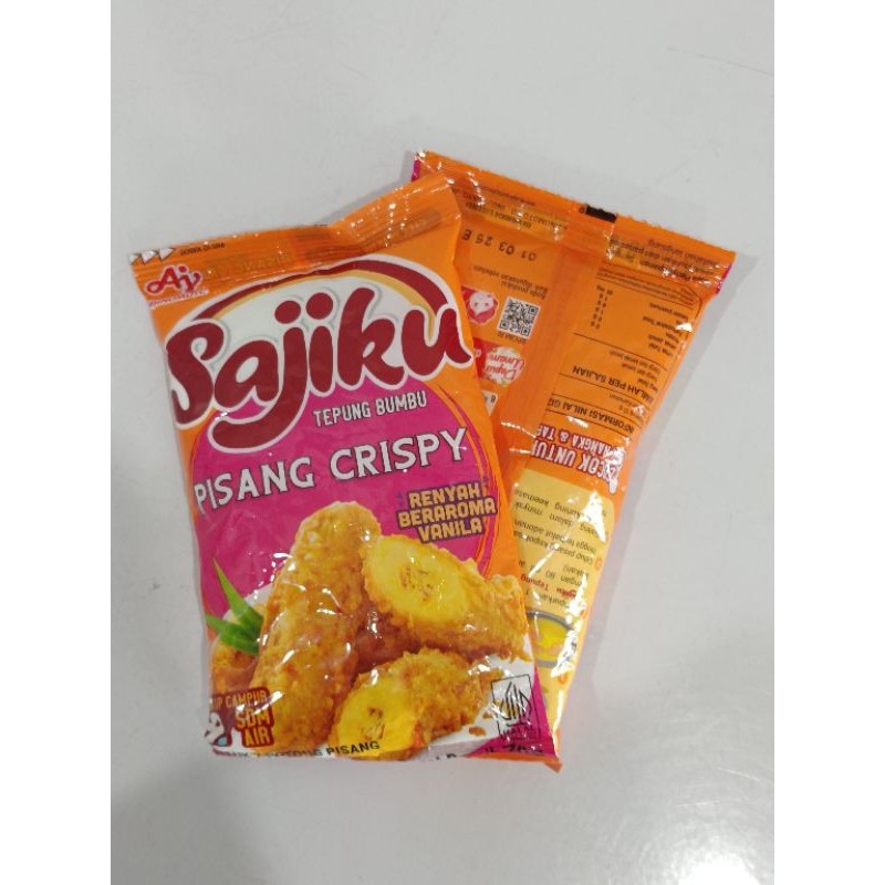 

Sajiku tepung Bumbu Pisang Crispy 70gr (2pcs) - ABH