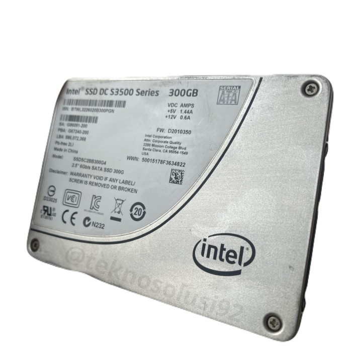 SSD SATA Intel DC S3500 Series 300GB 2.5in