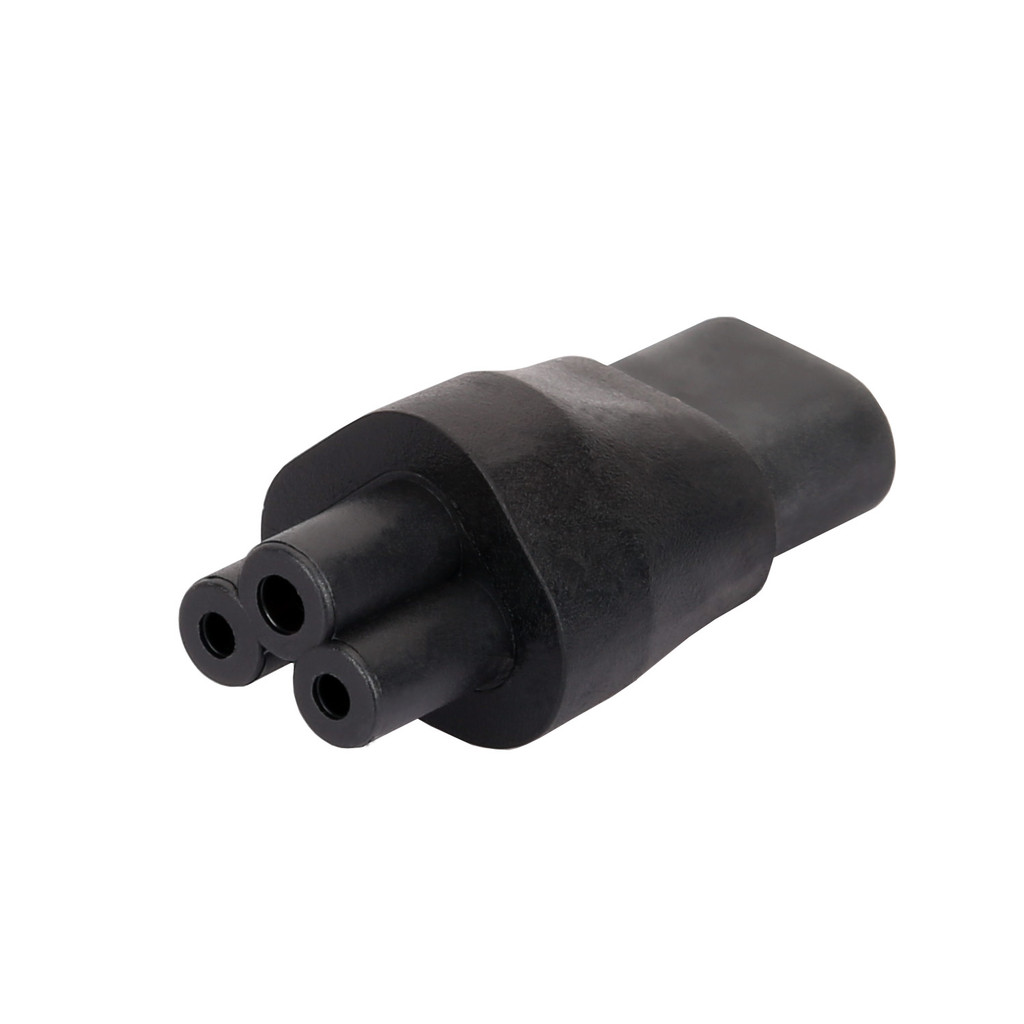 IEC 3Pin Female to 2Pin Male IEC 320 C6 to C8 power adapter, IEC 320 C7 to C5 2 pin female power ada
