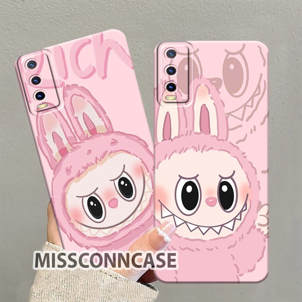 Casing Vivo Y12s/Y20/Y20s/Y20i/Y20G Motif Boneka Labubu Lucu - Softcase Bahan Lentur - Casing Kekini