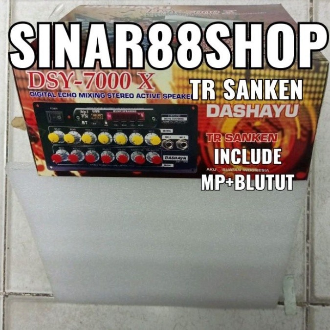 KIT TONE CONTROL SPEAKER AKTIF STEREO + POWER + MP3 + SUBWOOFER DMS-7000.X DMS7000 DMS 7000 FULL MIX