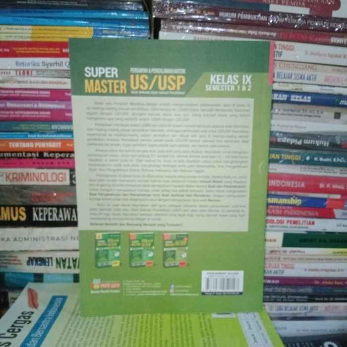 

Buku SUPER MASTER PELAJARAN SMP/MTs