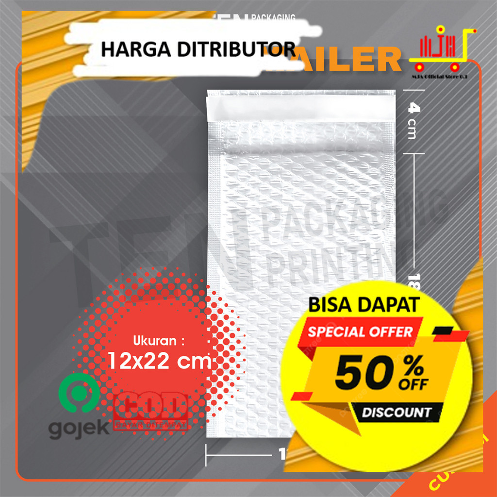 

Baru AMPLOP BUBBLE MAILER WRAP PREMIUM TERMURAH (Harga Per pcs) Murah
