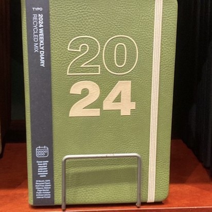 

TYPO 2024 A5 A6 Daily Weekly Planner Buffalo Agenda Diary Journal - green, a6 weekly