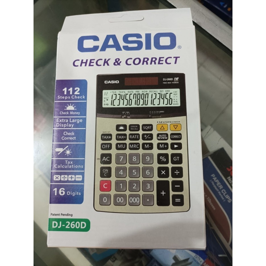 

Kalkulator Casio DJ-260D