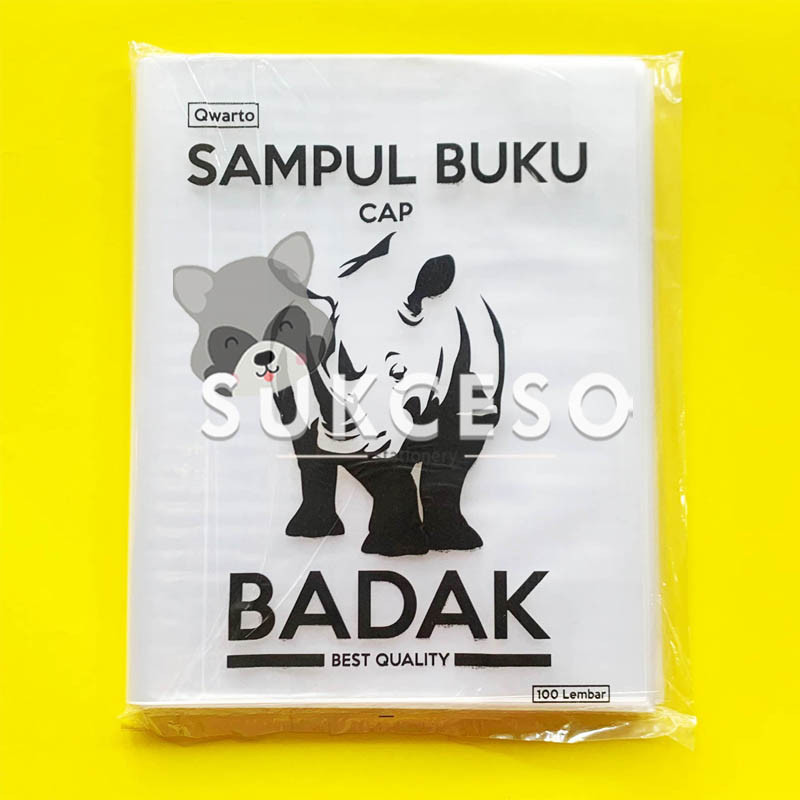 

Sampul Buku Plastik Kwarto / Qwarto BADAK PER PAK ISI 100 LEMBAR