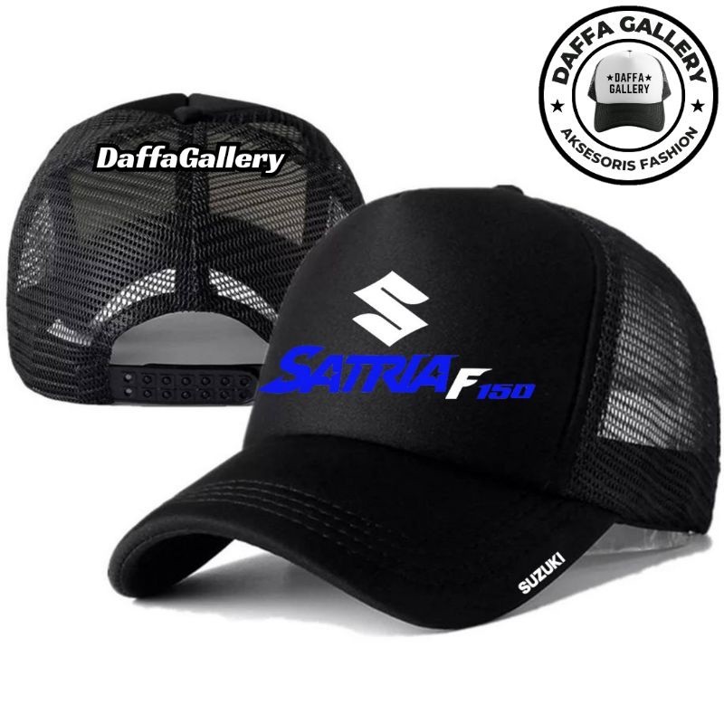 Daffaa Gallery Topi Trucker SATRIA F - Topi Distro SATRIA FU Logo - Topi SATRIA F Premium - Topi Pri