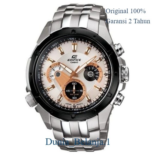 Original 100% Casio EDIFICE EF-535D-7AVDF Jam Tangan Pria Analog EF535D Garansi Resmi 2 Tahun