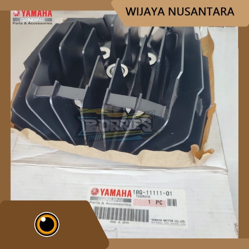 HEAD CYLINDER YZ YAMAHA ORIGINAL 18G-11111-01 KOP NANAS HEAD BELIMBING YZ YAMAHA
