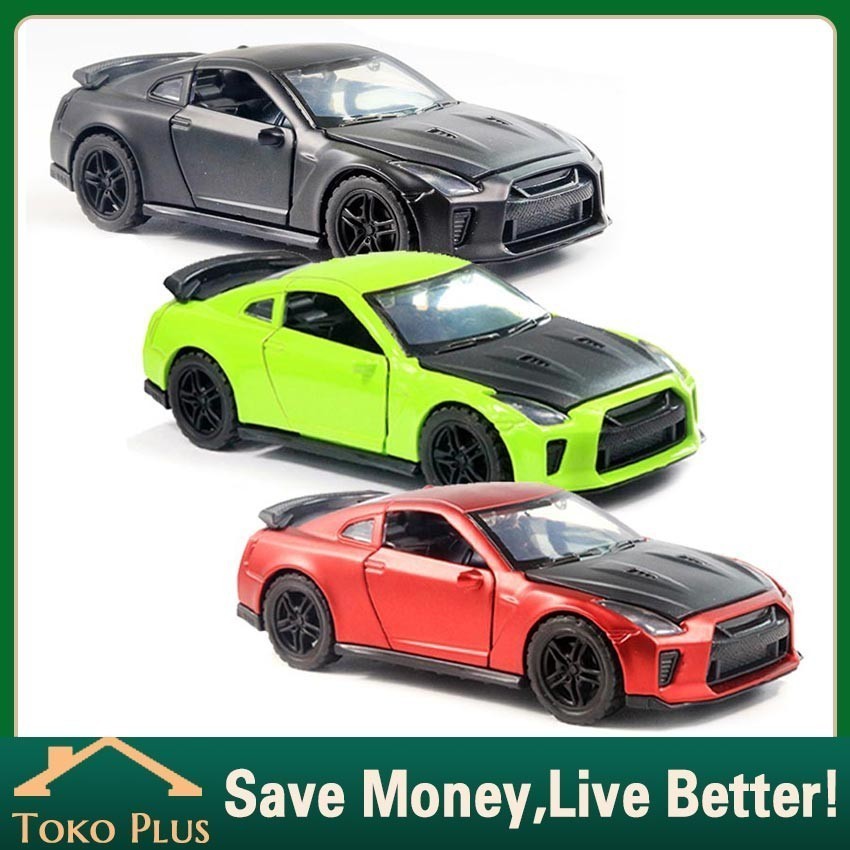 Miniatur Diecast Mobil Nissan GTR Diecast 1:36 - Miniatur Mobil Pajangan Nissan GTR Skala 1:36 Hiasa