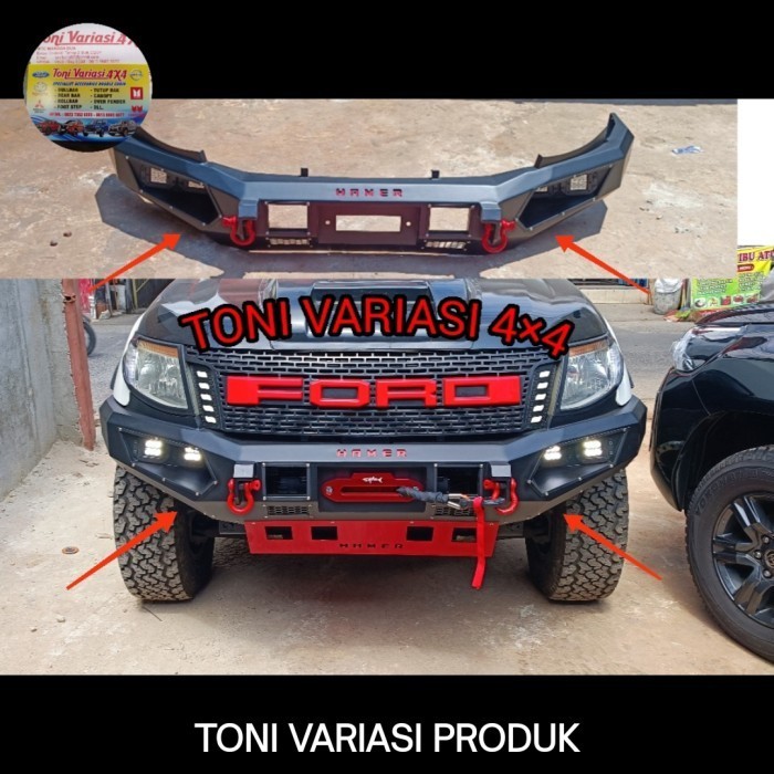 Bumper Bemper Depan King Hamer Ford Ranger T6