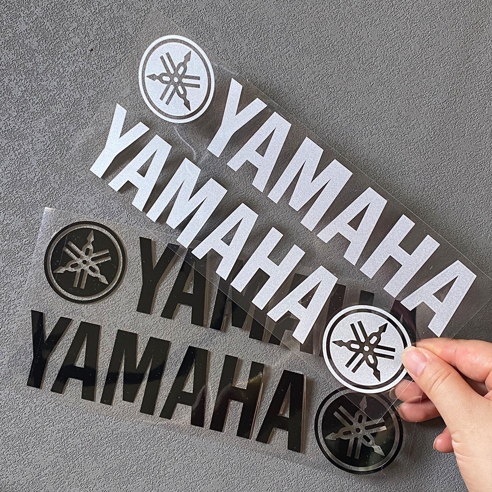 2Pcs Sticker For Yamaha Logo Motorcycle Sticker Y15 R25 NVX Y15zr 125zr Lc135 Rr150 Yamaha Stiker Mo