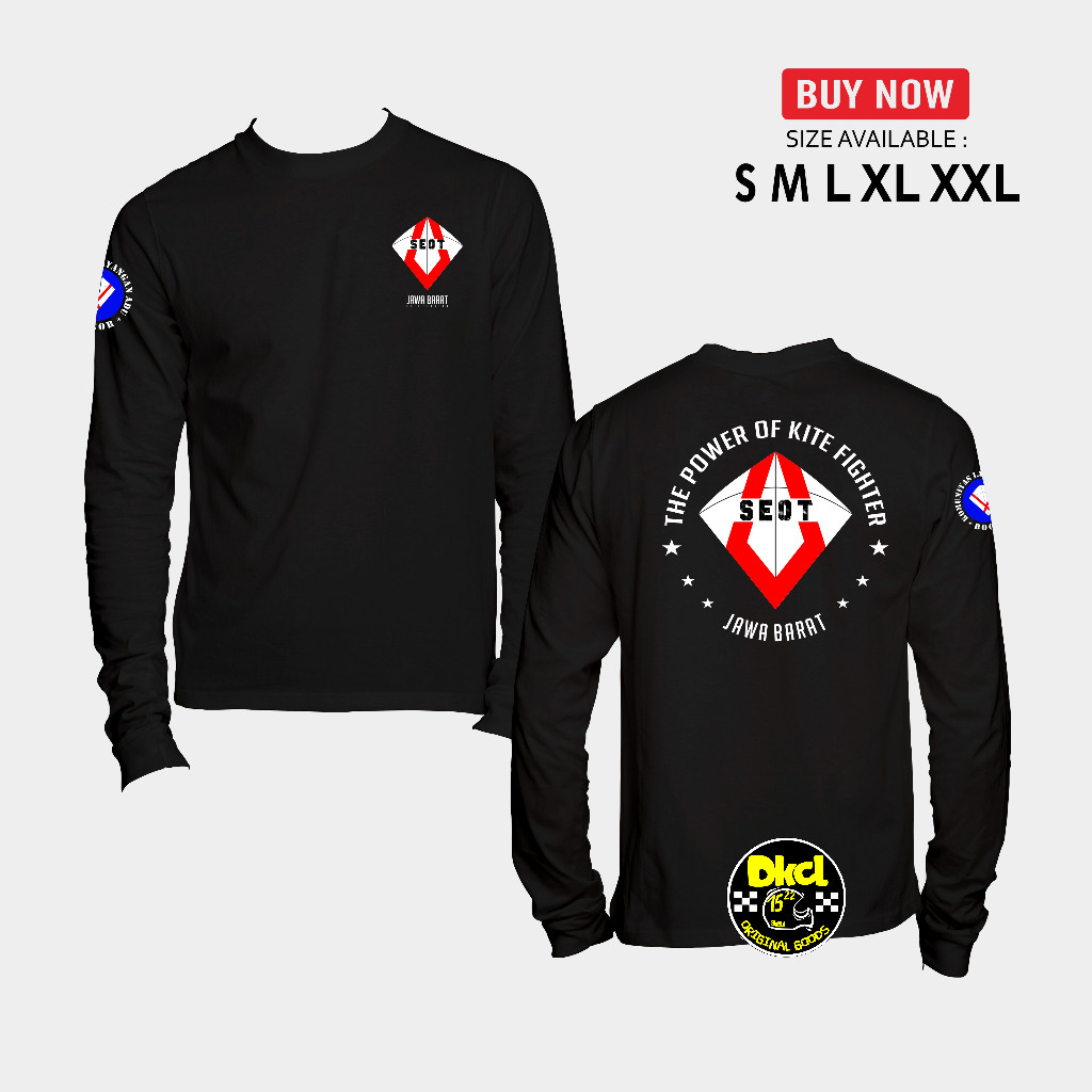 Kaos Baju sablon Pelayang SEOT JAWA BARAT Katun Combed 30s dtf